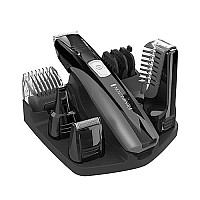 Remington Head to Toe Advanced Rechargeable Powered Body Groomer Kit, Beard Trimmer (10 Pieces), 6.3 Inch