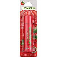 Lip Smacker Strawberry Lip Balm, 0.14 Oz (Pack Of 3)