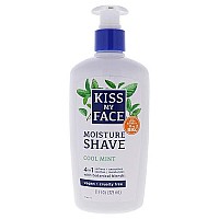 KISS MY FACE Cool Mint Moisture Shave, 11 FZ