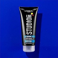 L'Oreal Paris Studio Line Strong Hold Clear Minded Clean Gel, 6.8 Fl Oz (Pack of 3)