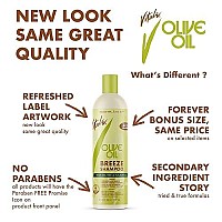 Vitale Olive Oil & Vitamin B5 Leave-In Conditioner Anti-Breakage Treatment - 100% Natural Olive Oil - Good on Color treated Hair Frizz-free Solution