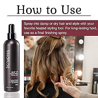 Scruples Heat Up Styling & Finishing Thermal Spray (8.5 Ounce)  Heat Activated Formula - Heat Protectant & Shine Spray For Men & Women  Delivers Texture, Shine & Control (Pack Of 1)