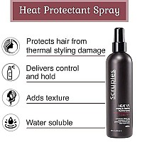 Scruples Heat Up Styling & Finishing Thermal Spray (8.5 Ounce)  Heat Activated Formula - Heat Protectant & Shine Spray For Men & Women  Delivers Texture, Shine & Control (Pack Of 1)