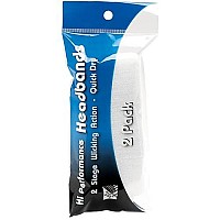 Unique Sports Hi Performance Headbands (Pack of 2), White