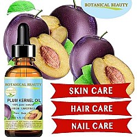 Botanical Beauty French PLUM KERNEL Seed Carrier Oil. 100% Pure/Natural/Undiluted/Virgin/Cold Pressed for Skin, Hair, Lip and Nail Care. Skin SuperFood. 0.33 Fl.oz.- 10 ml