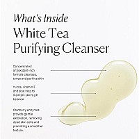 ARCONA White Tea Purifying Water Based Cleanser For Sensitive Skin - Gentle Face Wash For Women - Exfoliating Face Wash, Cranberry, Yucca, Vitamin E, Aloe - Made In The USA - 3.67oz. Made In The USA