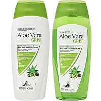 Aloe Vera Shampoo Conditioner Combo by Grisi.. Deep Repair, Multi Nutrition.. 13.5 oz each (2 Pack) ... iwgl