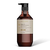 Theorie Argan Oil Restoring Shampoo | Rejuvenate & Moisturize | Sulfate Free - Suited for All Hair Types - Safe for Color & Keratin Treated Hair, Pump Bottle 400mL