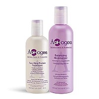 Aphogee Serious Hair Care Double Bundle (Balancing Moisturizer and Twostep Protein Treatment), 8 fluid ounces