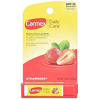 Carmex Lip Balm Stick, Strawberry, 3 Count