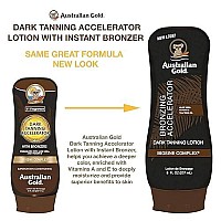 2 Pack Dark Tanning Accelerator Lotion with Bronzer