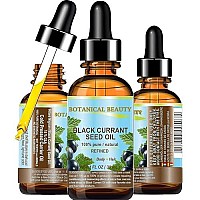 Black Currant Seed Oil. 100% Pure / Natural / Undiluted / Refined Cold Pressed Carrier Oil. 1 Fl.oz. - 30ml. For Skin, Hair, Lip And Nail Care. One Of The Richest In Gamma-Linolenic Acid, Omega 3, 6 And 9 Essential Fatty Acids. by Botanical Beauty.