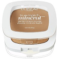 L'Oreal Paris True Match Mineral Pressed Powder, Sun Beige, 0.31 Ounce