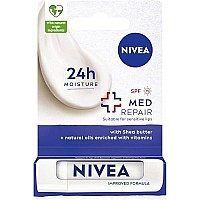 Nivea A Kiss of Recovery Medicated Lip Care SPF 15-0.17 oz