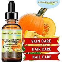 ORGANIC PUMPKIN SEED OIL Australian. 100% Pure / Natural / Undiluted /Unrefined Cold Pressed Carrier oil. 1 Fl.oz.- 30 ml. For Skin, Hair, Lip and Nail Care. One of the richest sources of enzymes, fatty acids, iron, zinc, vitamins A, C, E and K.