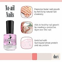 duri Rejuvacote 1 Nail Growth System - Original Maximum Strength Formula - Nail Strengthener and Nail Growth - Base and Top Coat - 0.45 fl. oz.