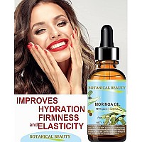 Botanical Beauty Moringa Oil For Face, Body, Hair, 0.5 Fl. Oz.