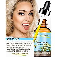 Botanical Beauty Moringa Oil For Face, Body, Hair, 0.5 Fl. Oz.