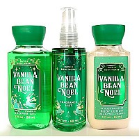 Vanilla Bean Noel Travel Size Body Care Bundle - Set Of Three (3 Oz Each) 2013 Label