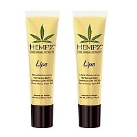 Hempz Non Spf Herbal Lip Balm Set Of 2 .44 Oz Each