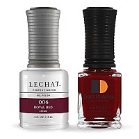 LeChat Perfect Match Gel Polish, Royal Red, 0.5 Fl Oz (PMS06)