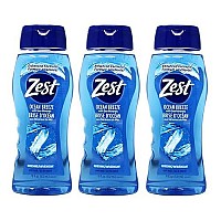 Zest Body Wash Ocean Breeze, 18 oz (Pack of 3) - Packaging May Vary