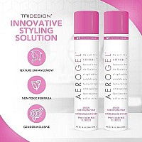 TRI Aerogel Hairspray - Non-Toxic Hair Finishing Spray for Styling, Volumizing and Holding Curly Hair with Flexible Hold - For Women and Men - Pack of 2 (10.5 Oz)