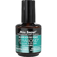 Mia Secret No Burn Acid Free Primer Xtra Bond Acrylic Uv Gel 0.5 Fl Oz