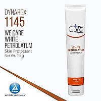 Dynarex White Petrolatum, Petroleum Jelly for Dry, Damaged or Cracked Skin, Soothing White Petroleum Jelly for Minor Skin Irritations, 4 oz. Tubes, 1 Petroleum Jelly Tube