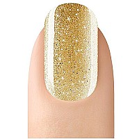 SENSATIONAIL Gel Polish, 0.25 oz, Gold Glitter