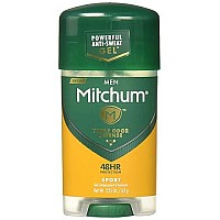 Mitchum Anti-Perspirant & Deodorant Clear Gel, Sport, 2.25 oz (63 g) (Pack of 12)