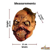 Ghoulish Productions Rotten Gums Mask. Zombie Gloves, Zombie Latex Hands, Zombie Bloody Gloves. Zombie Gloves Men. Zombies Line. One Size Latex Mask