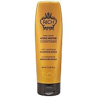 RICH Pure Luxury Intense Moisture Conditioner with Hydrolyzed Keratin for All Hair Types - Moisturizing & Smoothing, Anti-frizz, Prevents Split Ends (1 x 6.75 oz)