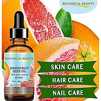 GRAPEFRUIT SEED OIL. 100% Pure / Natural / Undiluted /Refined Cold Pressed Carrier oil. 4 Fl.oz.- 120 ml. For Skin, Hair and Lip Care. One of the richest natural sources of vitamin A ,C & E and natural fruit enzymes. by Botanical Beauty