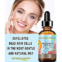 GRAPEFRUIT SEED OIL. 100% Pure / Natural / Undiluted /Refined Cold Pressed Carrier oil. 4 Fl.oz.- 120 ml. For Skin, Hair and Lip Care. One of the richest natural sources of vitamin A ,C & E and natural fruit enzymes. by Botanical Beauty