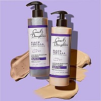 Carols Daughter Black Vanilla Sulfate Free Shampoo for Curly, Wavy, Natural Hair, Adds Moisture & Shine to Dry, Damaged Hair- Made with Shea Butter, Aloe and Rosemary, 8 fl oz