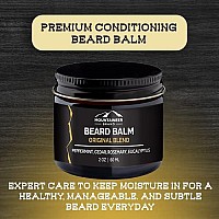 Mountaineer Brand Beard Balm for Men | All Natural Leave-in Conditioner to Moisturize Dry Itchy Skin | Beard Butter Hydrates, Softens and Tames Flyaway Hair | Adds Shine | Original Blend Scent 2oz.