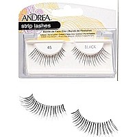 Andrea Lashes Strip Style 45 Black (6 Pack)