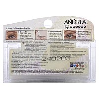 Andrea Lashes Strip Style 45 Black (6 Pack)