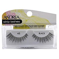 Andrea Lashes Strip Style 45 Black (6 Pack)