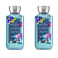 Bath and Body Works Shea Enriched Shower Gel New Improved Formula 10 Oz. (Moonlight Path) (Pack of 2)