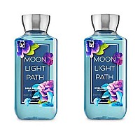 Bath and Body Works Shea Enriched Shower Gel New Improved Formula 10 Oz. (Moonlight Path) (Pack of 2)