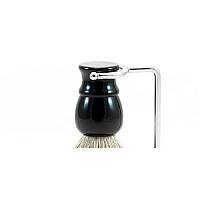 G.B.S Chrome Shaving Brush Stand- Ensures Proper Storage Including Badger and Synthetic Brushes,Straight Attractive Base Stability Modern Look Genuine Dry Durable, Brush Dryer