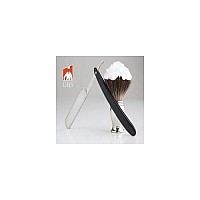 G.B.S Chrome Shaving Brush Stand- Ensures Proper Storage Including Badger and Synthetic Brushes,Straight Attractive Base Stability Modern Look Genuine Dry Durable, Brush Dryer