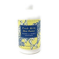 Greenwich Bay Trading Company Hand & Body Lotion, Fresh Milk Shea Butter, 16 Ounce (R2X003)