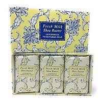 Greenwich Bay Trading Co. Luxurious Vegetable Soap, 12.9 Ounce, Fresh Milk, 3 Pack