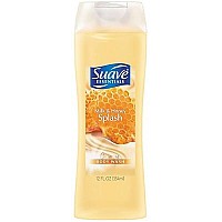 Suave Naturals Creamy Body Wash - Milk & Honey Splash, 12 Ounce