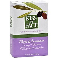 Kiss My Face Olive Oil & Lavender Bar Soap 8 oz