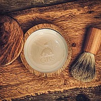 G.B.S 97% All Natural Shave Soap Set for Men, Cedar & Pine