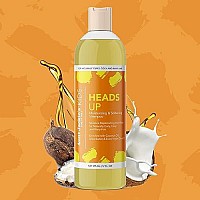 Aunt Jackie's Kids Heads Up Moisturizing and Hair Softening Shampoo for Naturally Curly, Coily and Wavy Hair, 12 oz